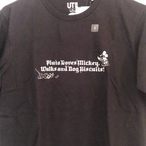 NWT! Disney Uniqlo Mickey & Pluto T-shirt